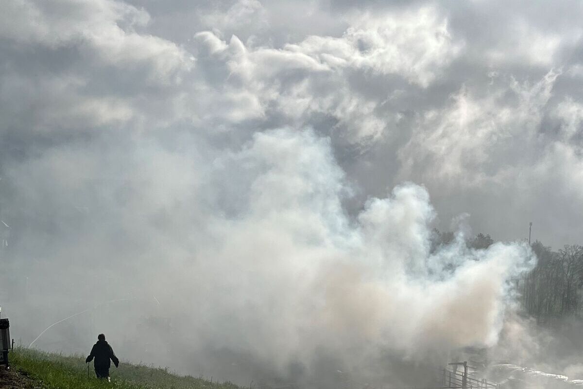 Günsberg SO - Brandausbruch in einem Rinderstall