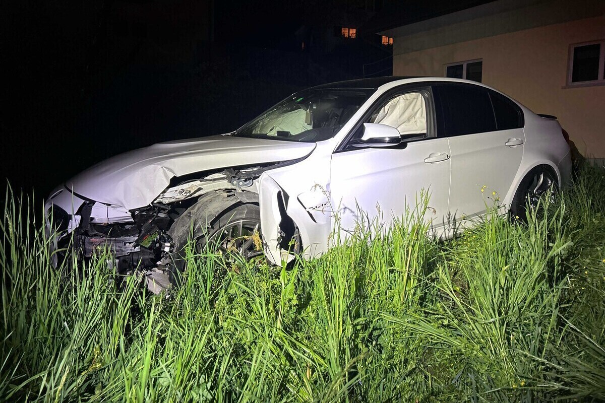 Gontenschwil AG - Stark alkoholisiert Unfall verursacht