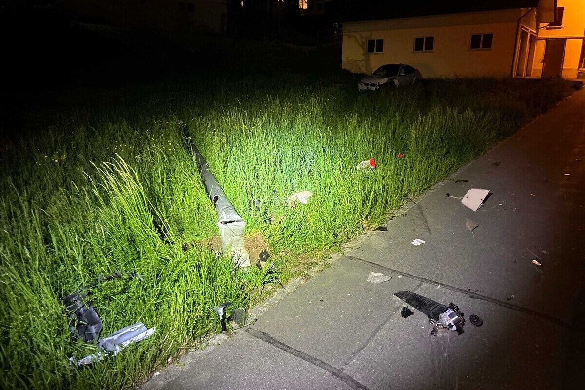 Gontenschwil AG - Stark alkoholisiert Unfall verursacht