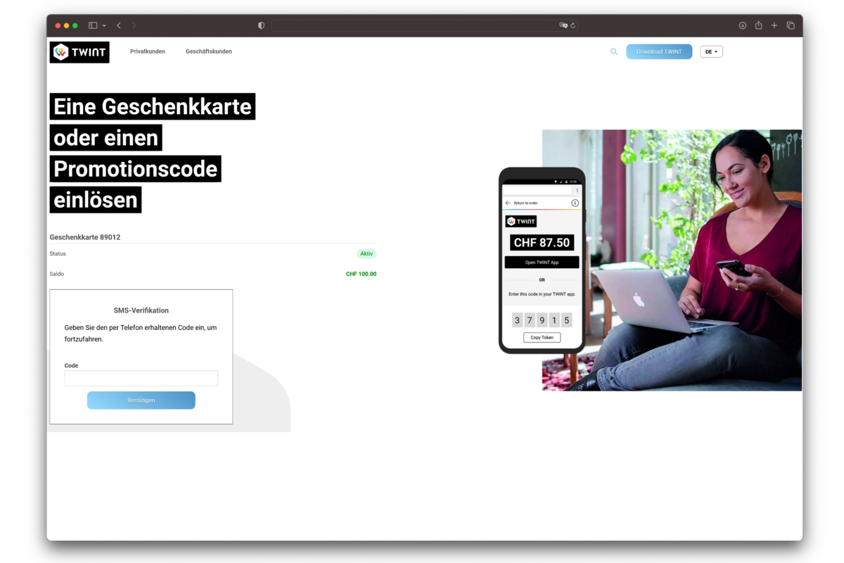 Angeblicher Treuegutschein von TWINT entpuppt sich als Datenklau