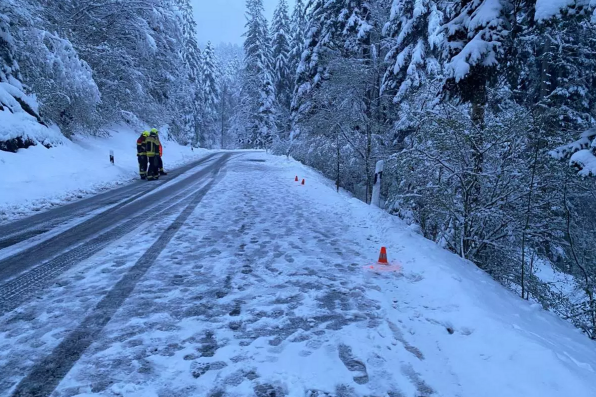 Oberägeri ZG - Bei Unfall in einem Tobel gelandet