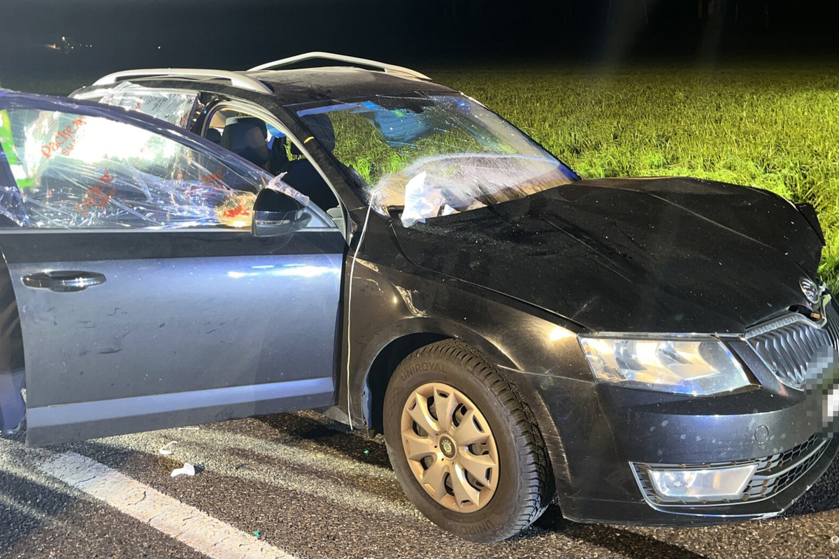 Dintikon AG - Heftige Kollision - eine Person verletzt