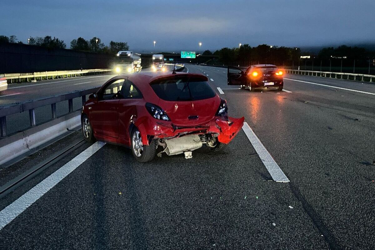 Härkingen SO - Angetrunken Unfall auf der A1 verursacht