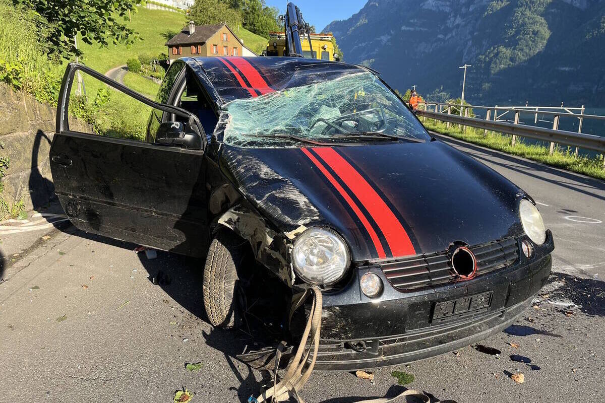 Mols SG - Alkoholisiert verunfallt