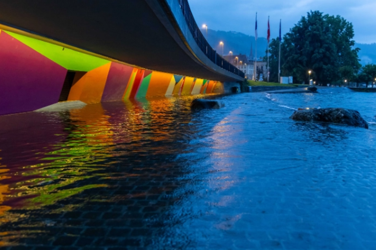 Kanton Zug - Starke Regenfälle sorgen für mehrere Einsätze