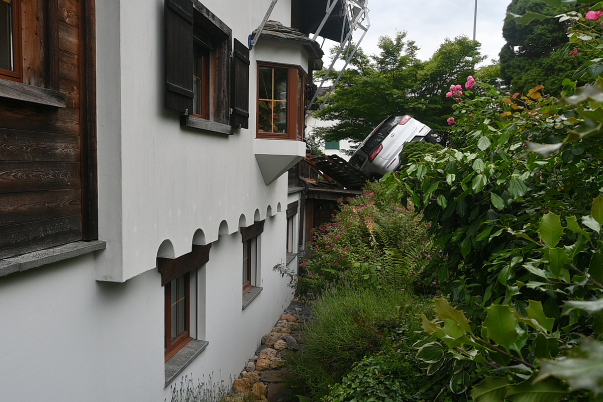 Unfall in Mauren FL - Während der Fahrt eingeschlafen