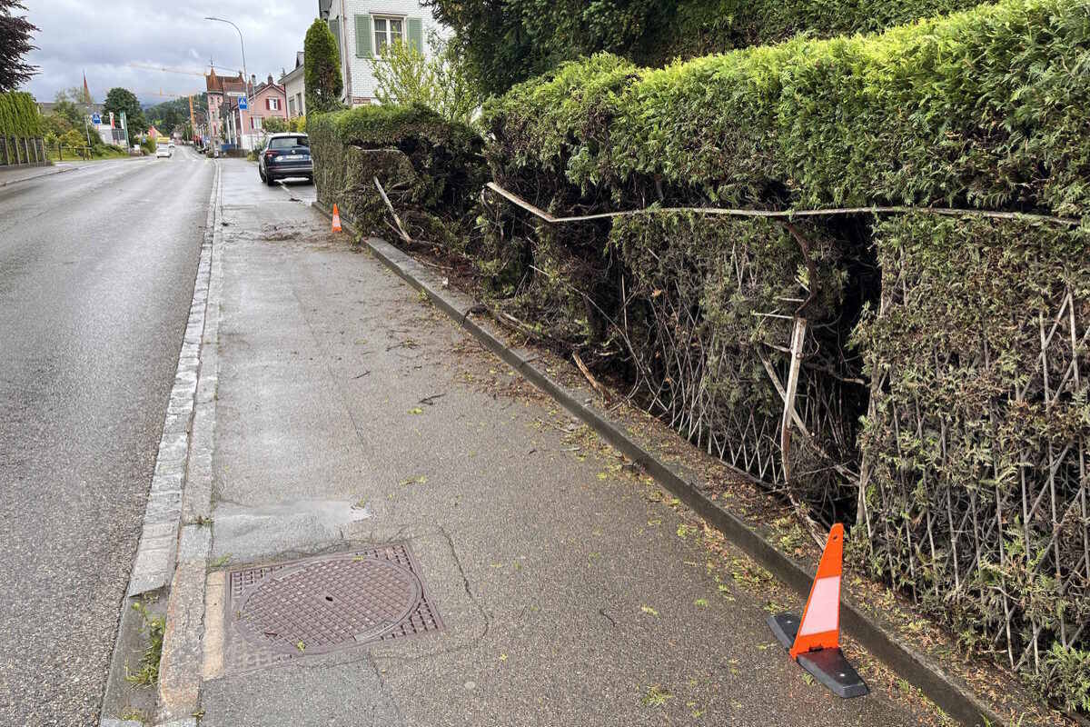 Bütschwil SG - Alkoholisiert verunfallt