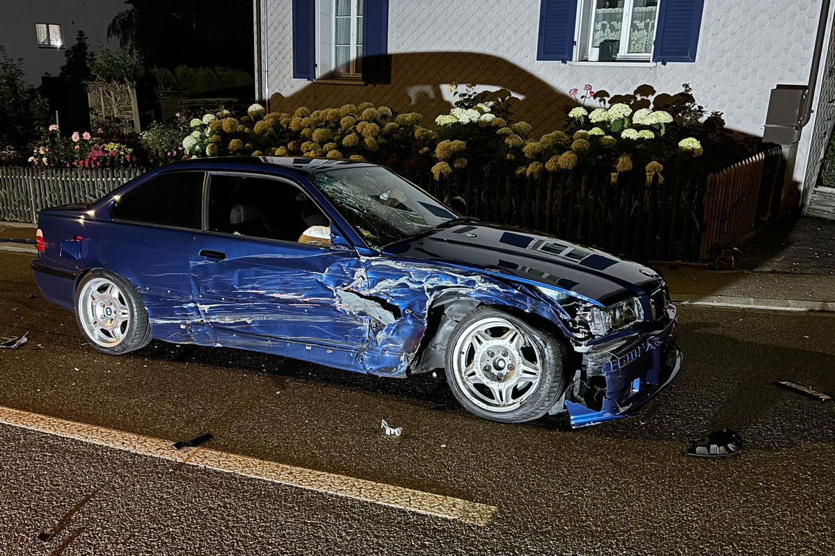 Berg TG - Betrunken Unfall verursacht