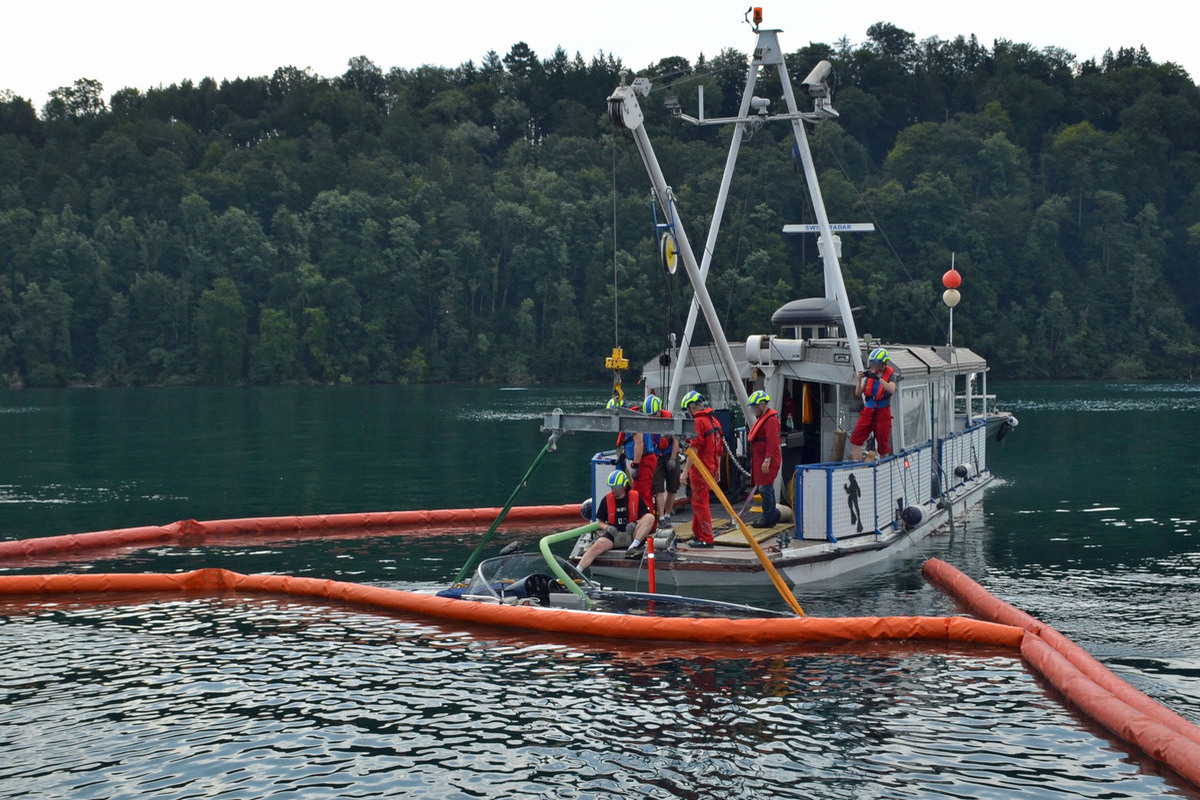 Weggis-Vierwaldstättersee LU - Motorboot gesunken