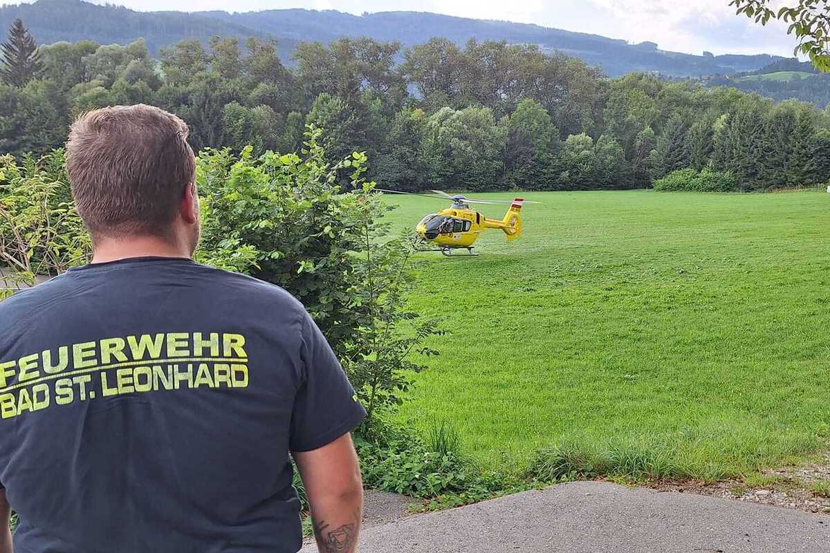 Bad St. Leonhard - Traktor abgestürzt - Landwirt schwer verletzt
