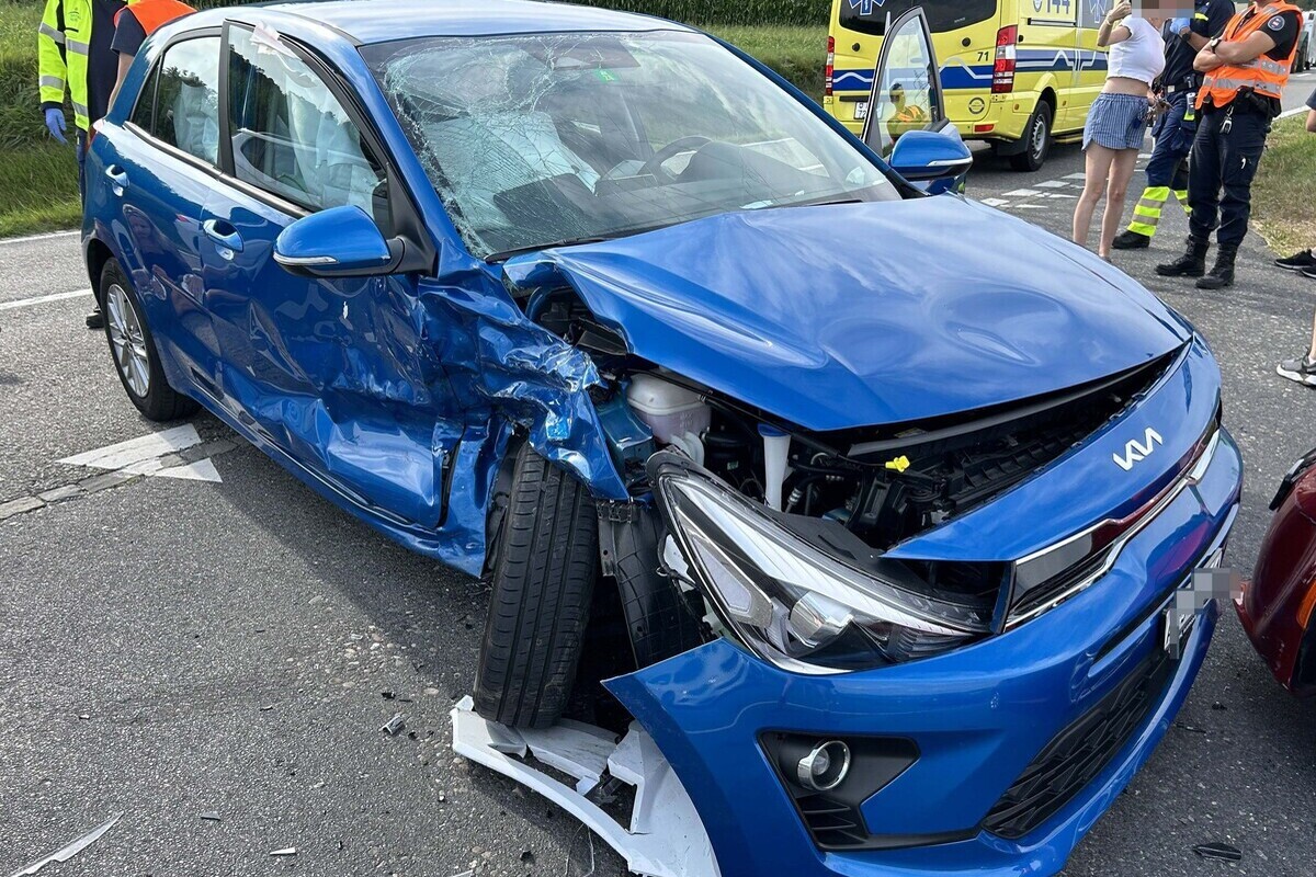 Heftige Kollision in Rottenschwil AG