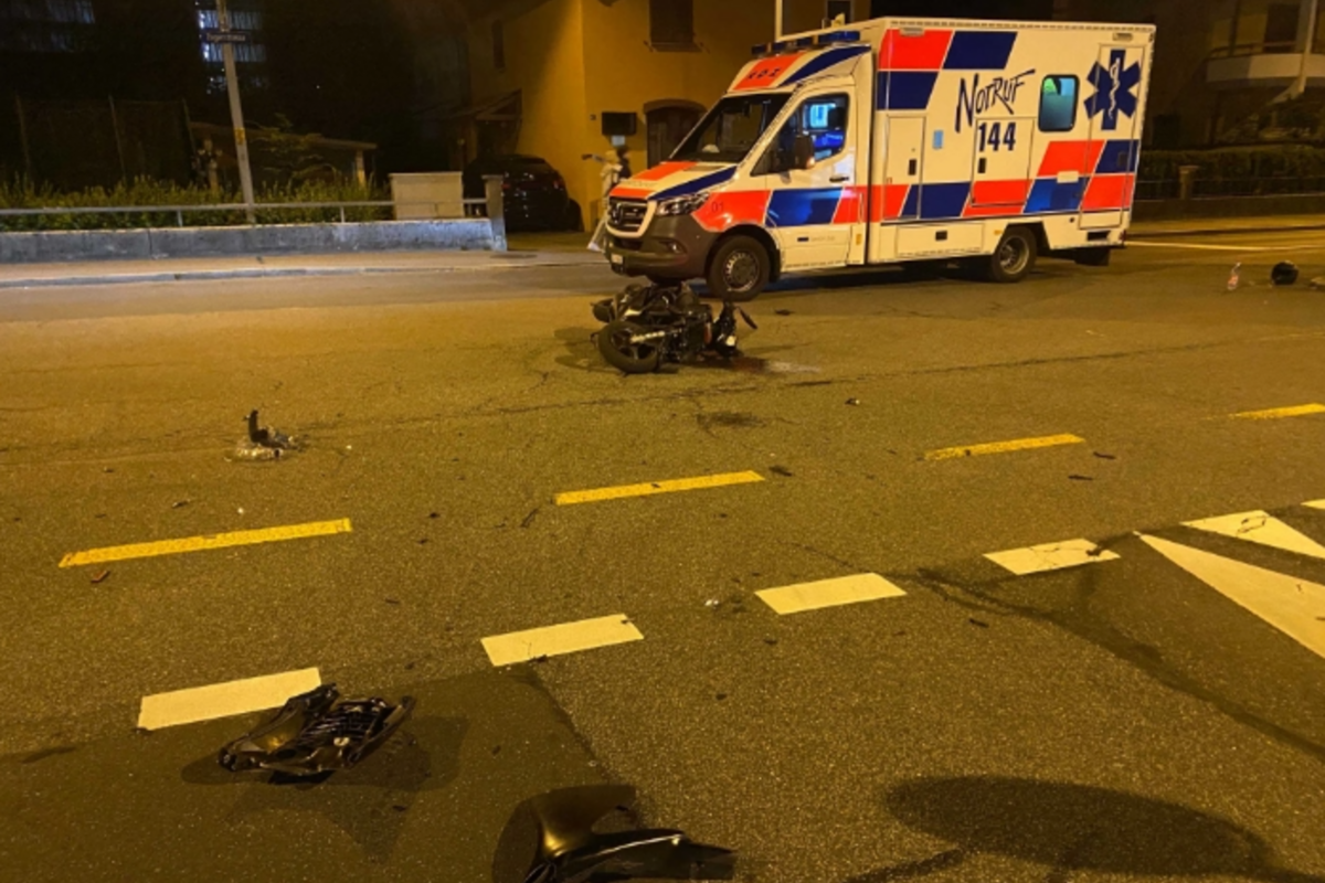 Kanton Zug - Mehrere Unfälle am Wochenende