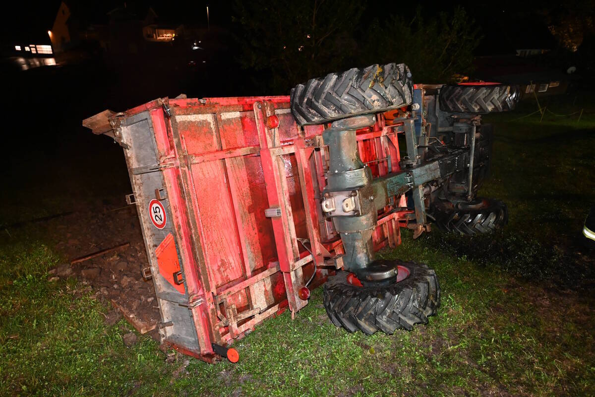 Oberrindal SG - Rega fliegt Landwirt nach Unfall ins Spital