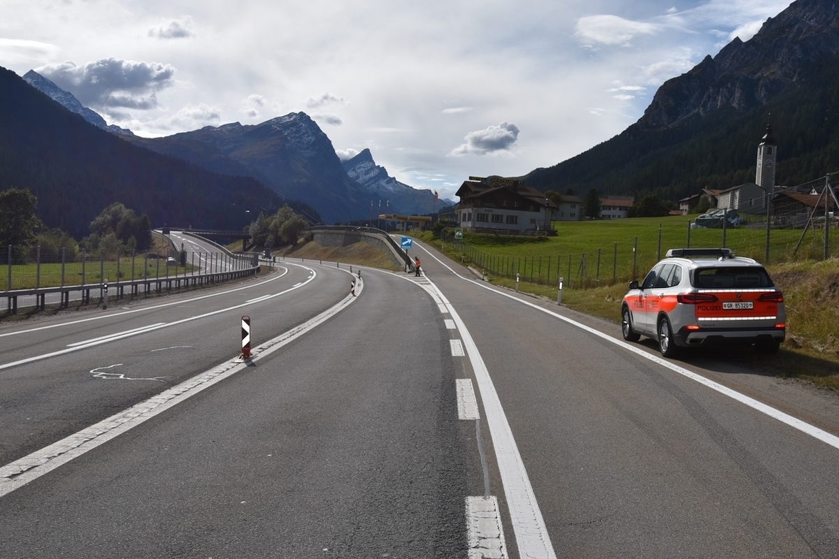 Kanton Graubünden - Drei alkoholisierte Verkehrsteilnehmer verunfallt