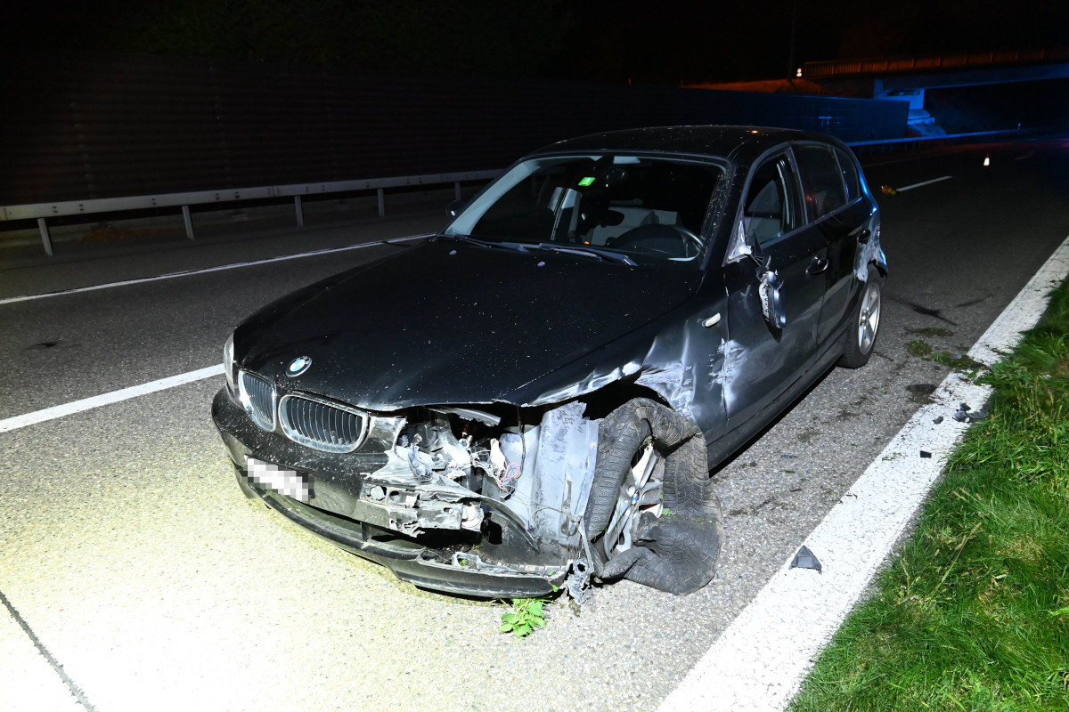 A1 Thal SG – Frau auf Autobahn verunfallt