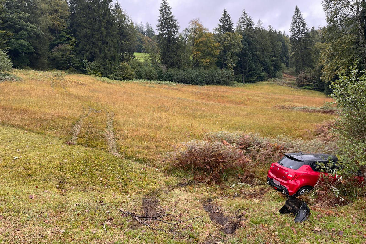 Unterägeri ZG – Unter Alkoholeinfluss verunfallt