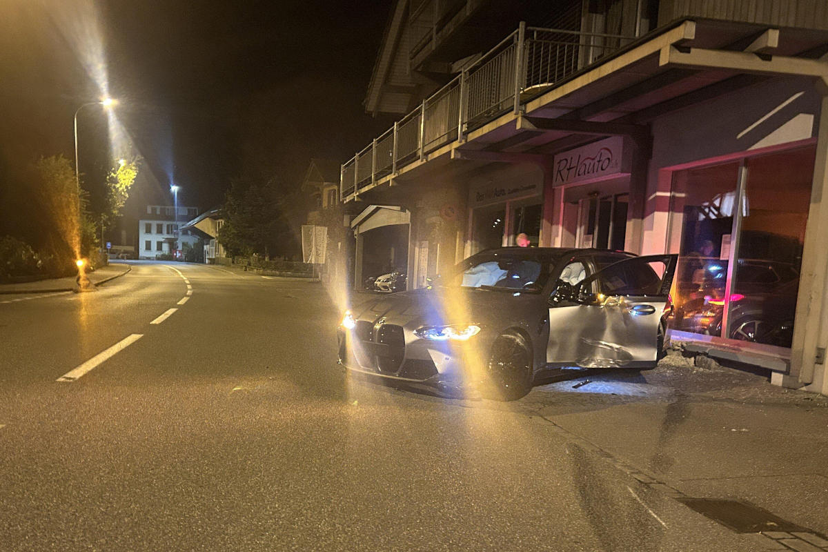 Villmergen AG – Grosser Schaden nach Selbstunfall