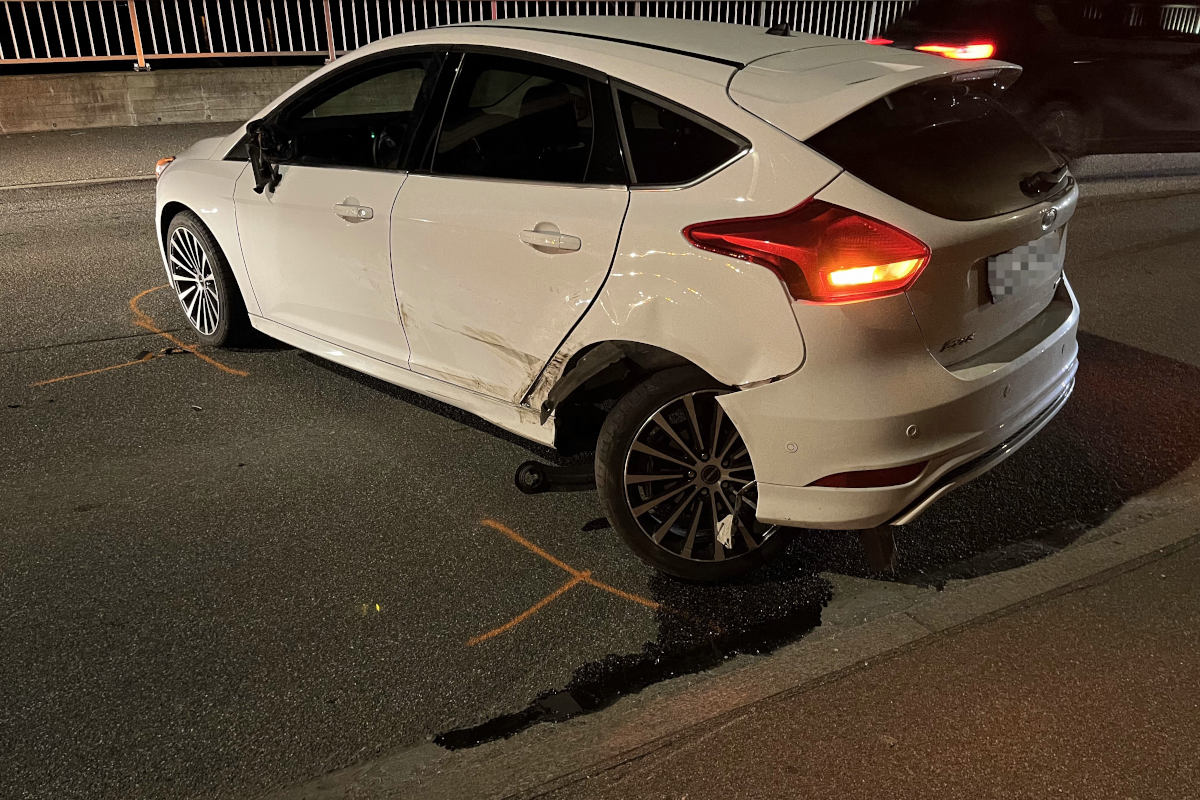 Widnau SG – Unfall mit drei Autos