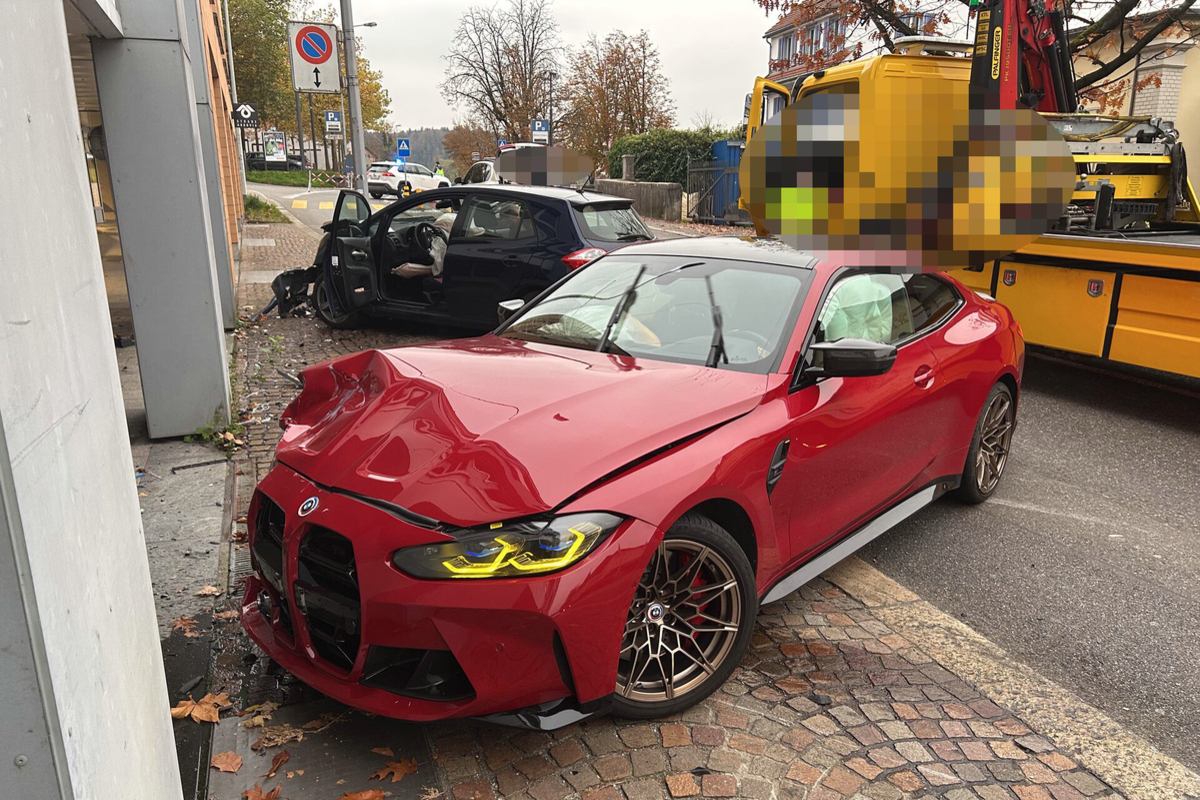 Aarau – Frontalkollision zwischen BMW und Toyota