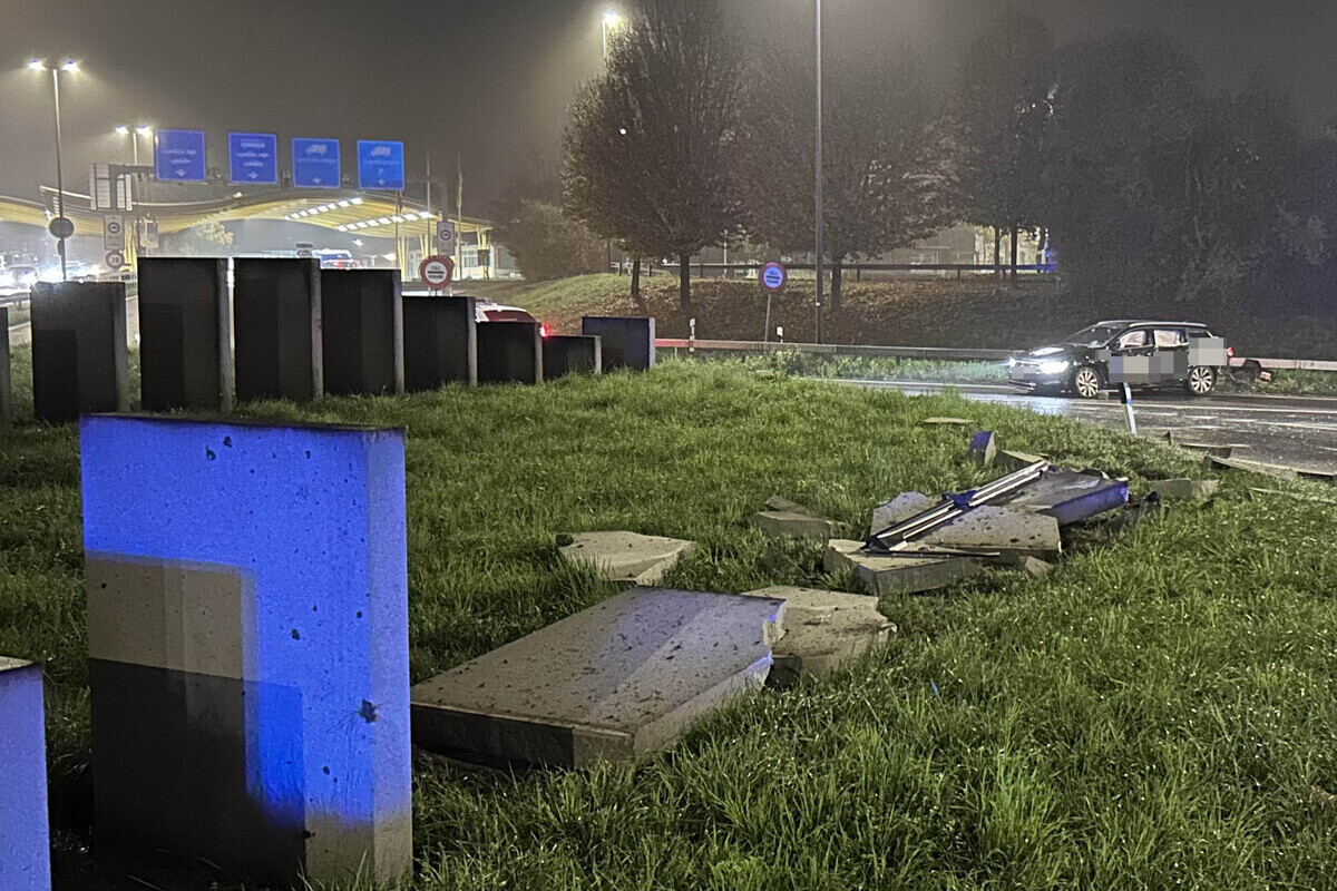 Kreuzlingen TG – Alkoholisiert im Kreisel verunfallt