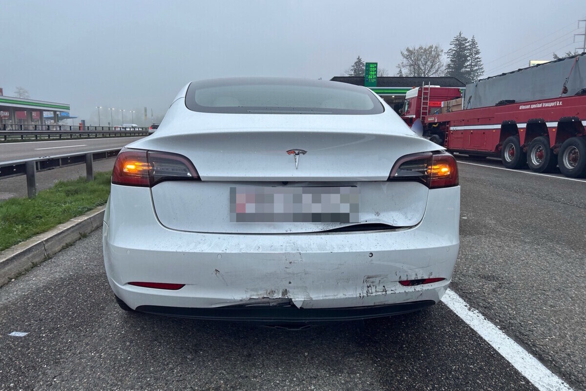 Züberwangen SG – Auffahrkollision auf der A1