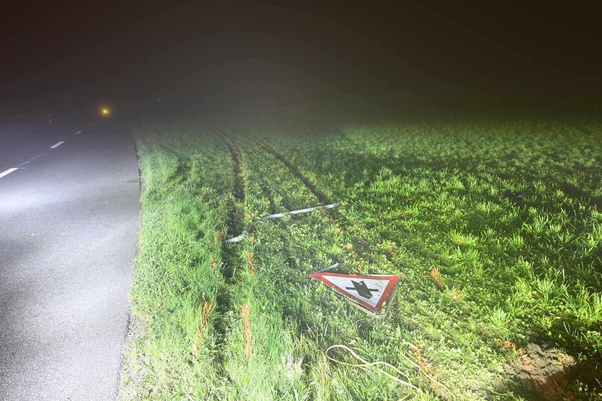 Lütisburg Station SG – Alkoholisierter Autofahrer flüchtet nach Unfall