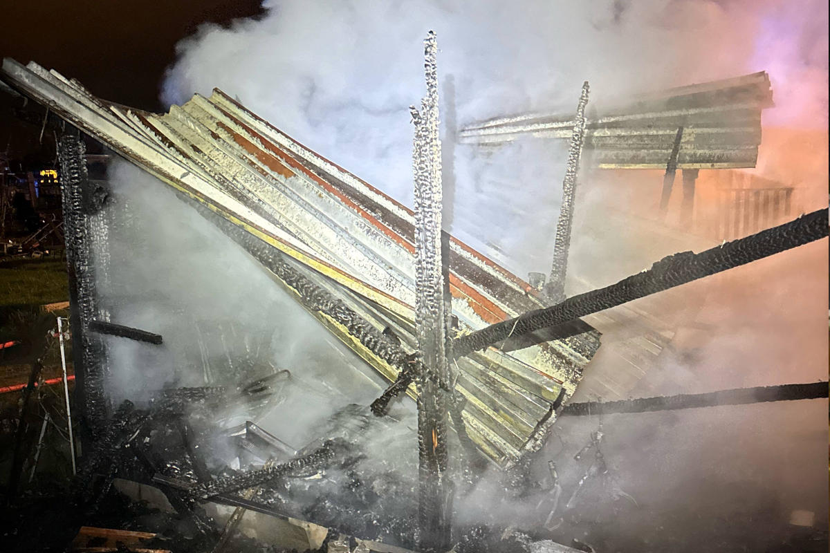 Steinach SG – Brand im Schrebergarten