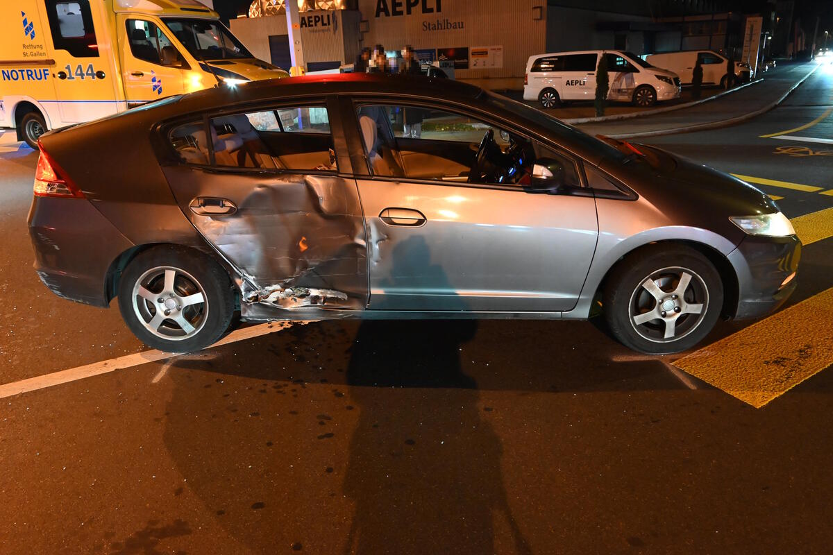 Gossau SG – Motorradfahrer bei Unfall verletzt