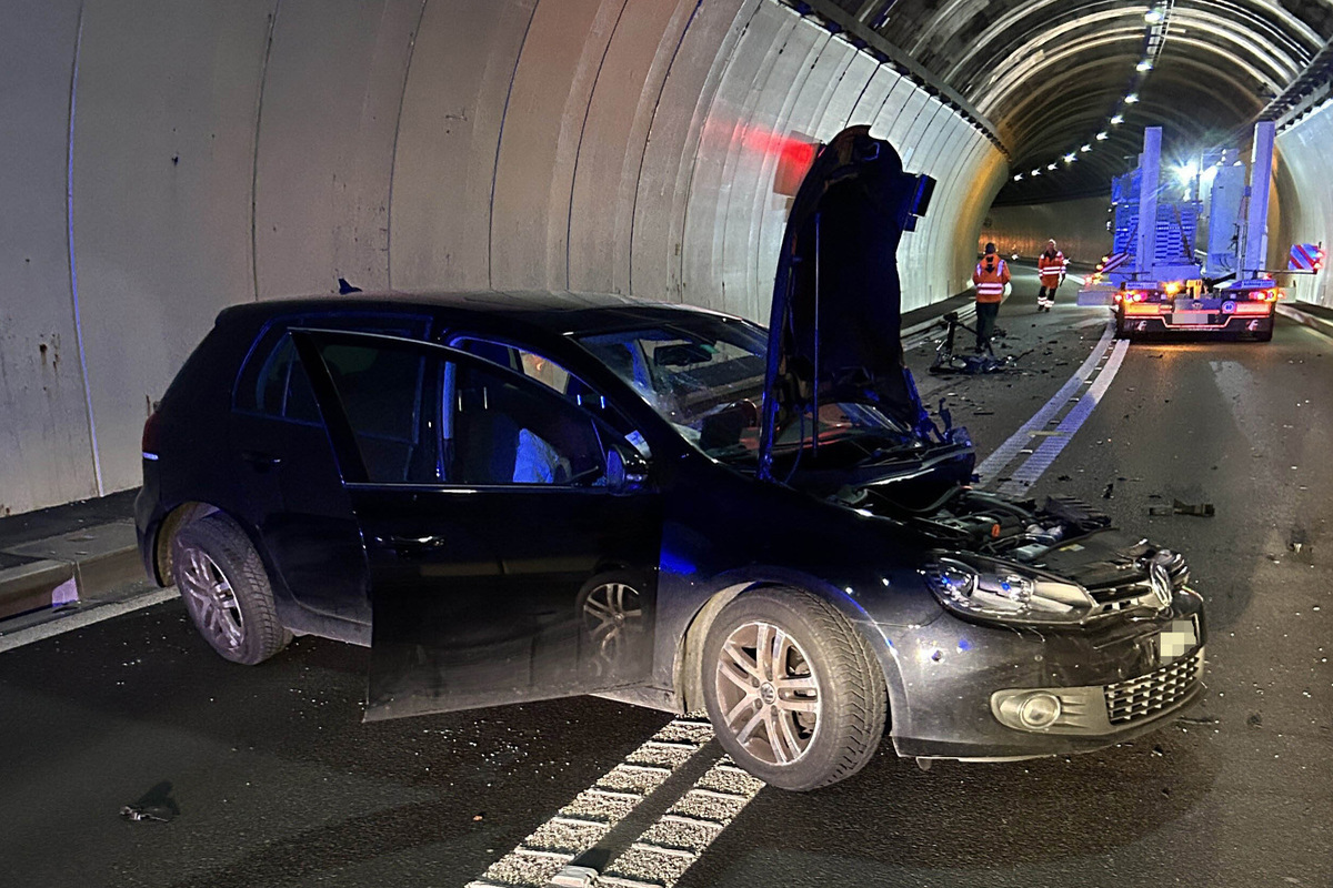 Brunnen SZ – Seitlich-frontale Kollision im Mositunnel