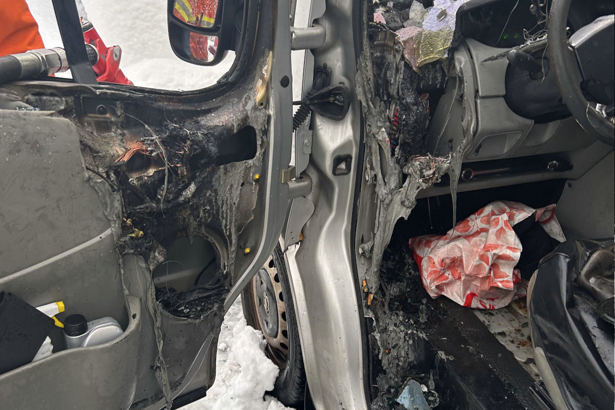 St. Margrethen SG – Brand eines Fahrzeugs auf einem Parkplatz