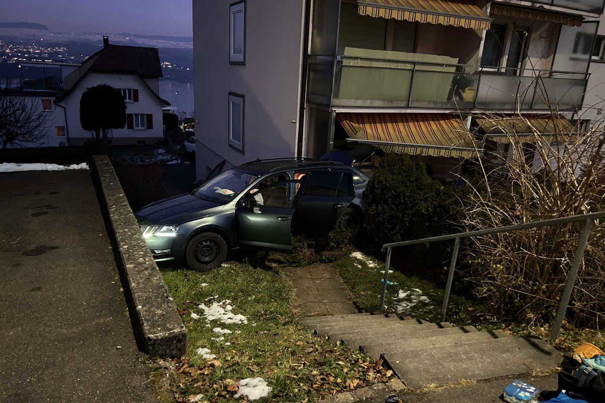 Birrwil AG – Mit Auto in Garten gelandet