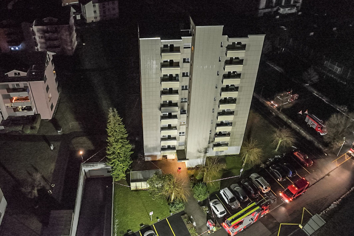 Oberdorf NW – Grosser Einsatz aufgrund eines Brandes in Hochhaus