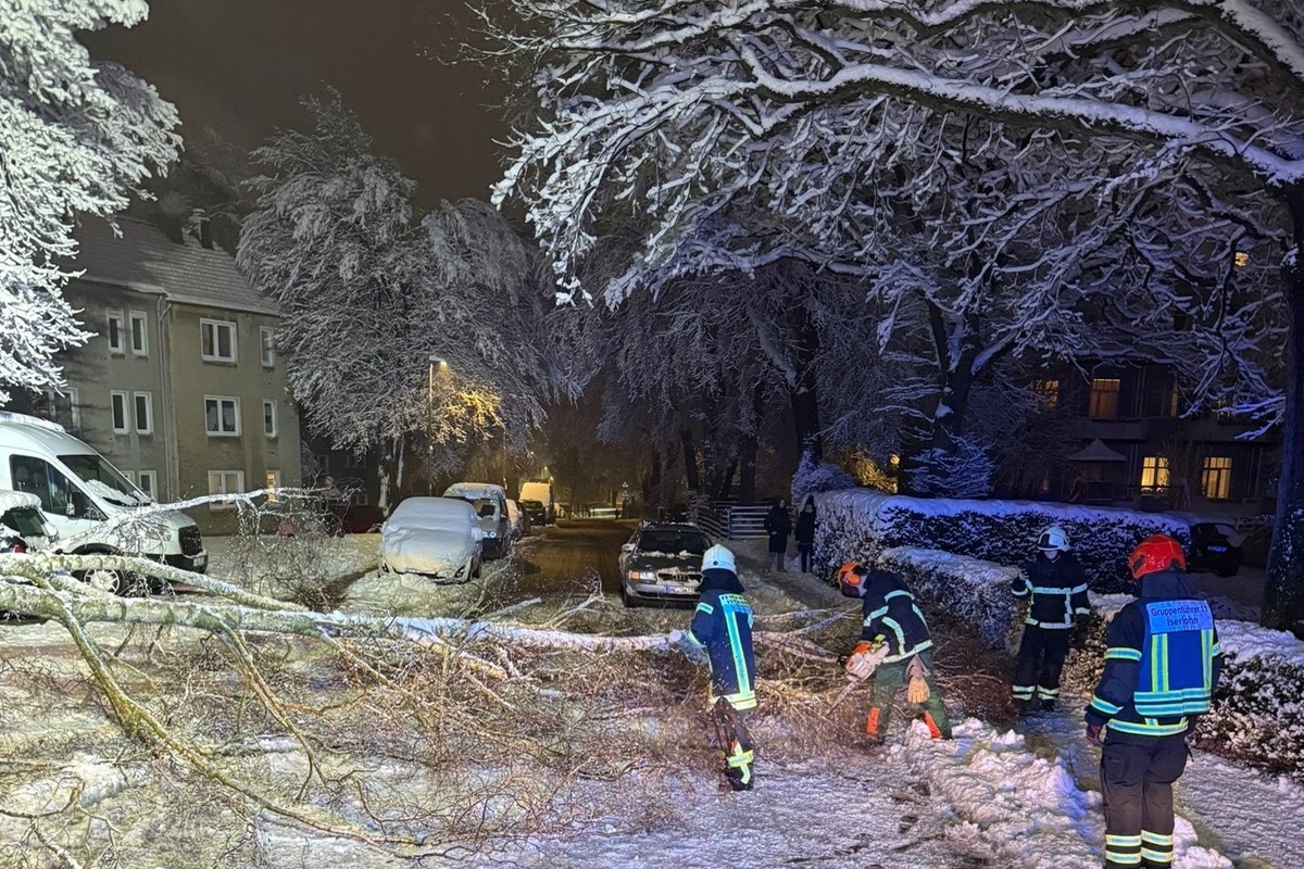 Iserlohn – Schneetief "Charly" sorgt für zahlreiche Einsätze