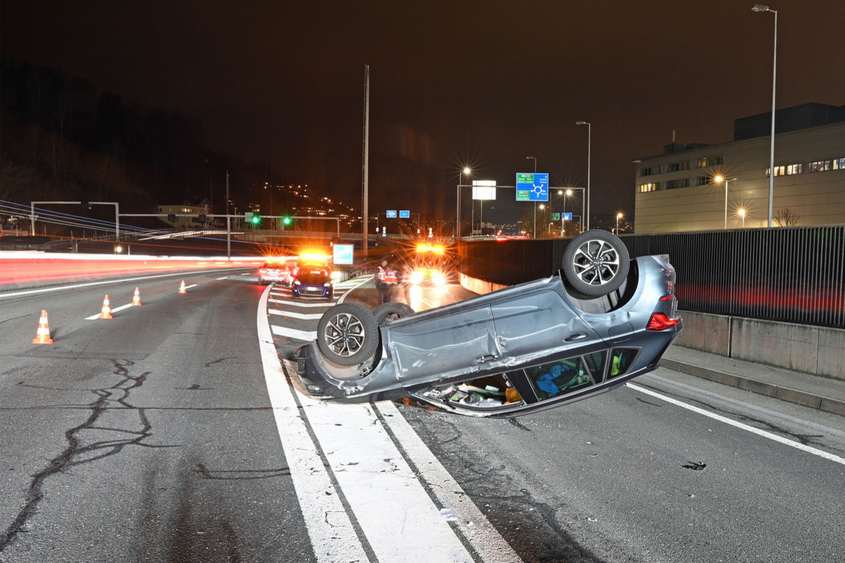 Kriens LU – Verkehrsbehinderungen nach Unfall auf der A2