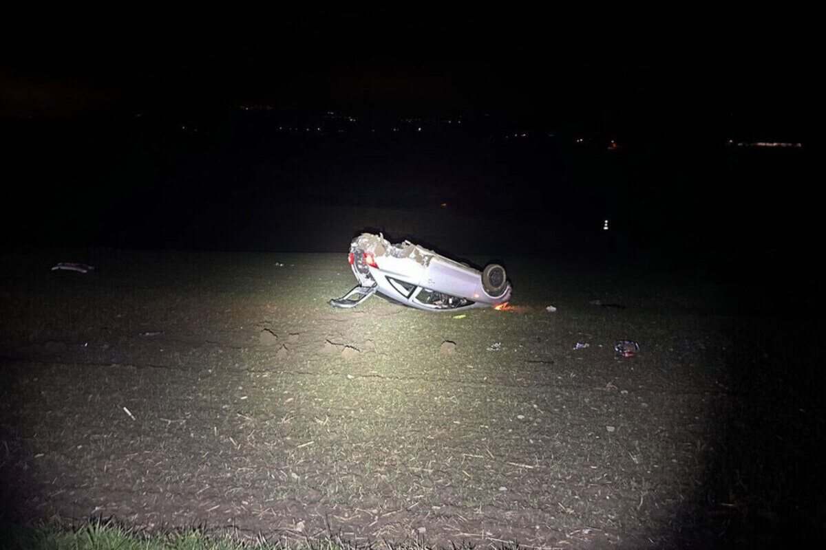 Mühlau AG – Auto überschlägt sich nach seitlich-frontaler Kollision