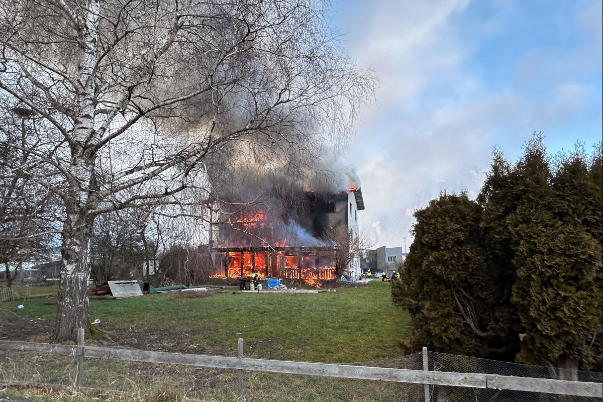 Vilters SG – Brand einer Liegenschaft mit Restaurant