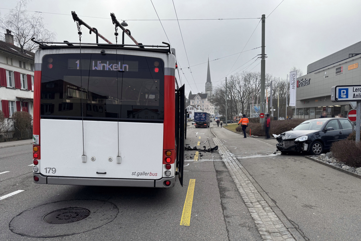 St.Gallen – Kollision nach einer Vortrittsmissachtung