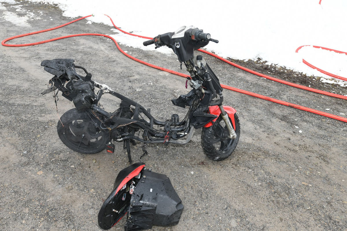 Schwellbrunn AR – Roller in Werkstatt in Brand geraten