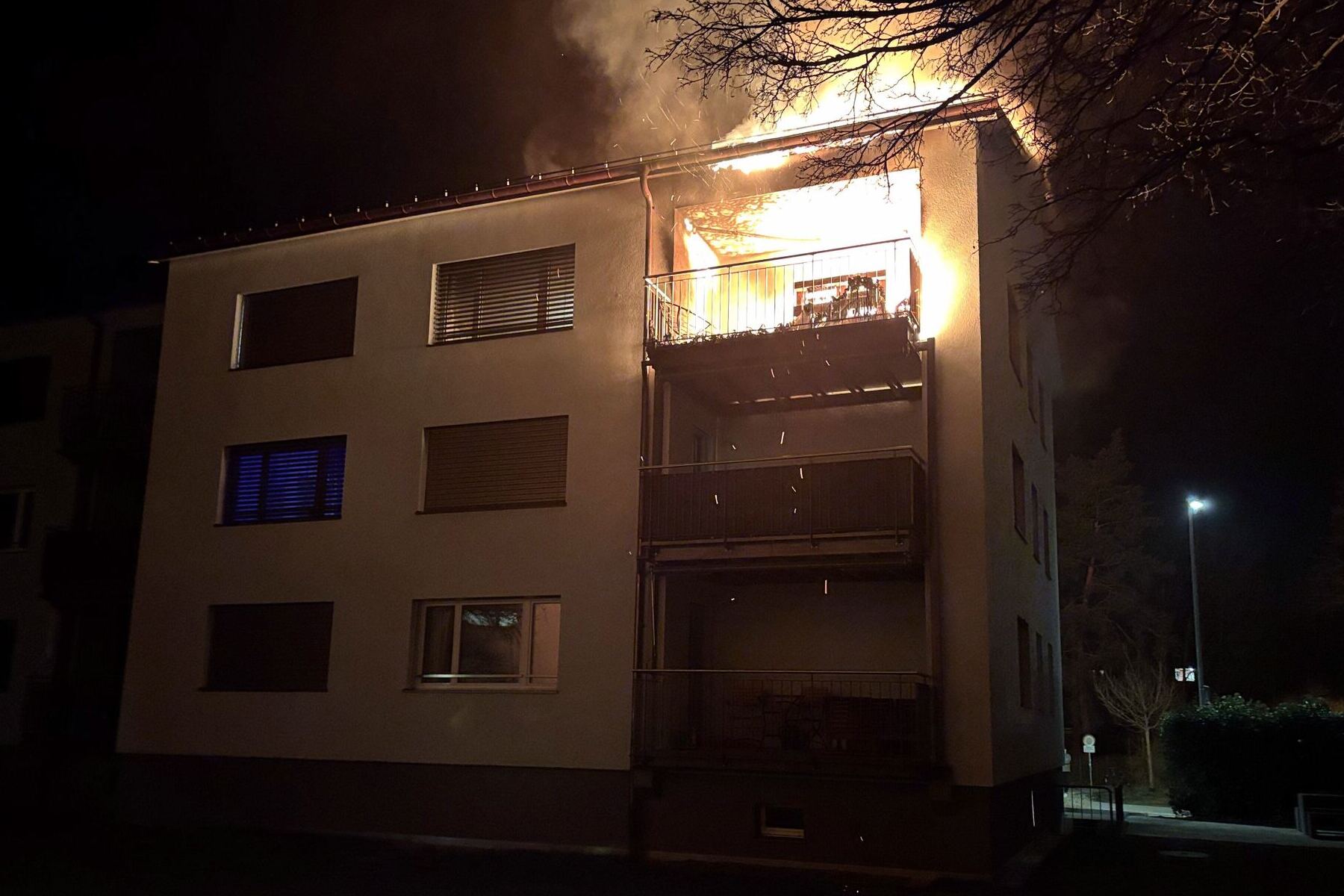 Aarau AG – Wohnung nach Brand unbewohnbar