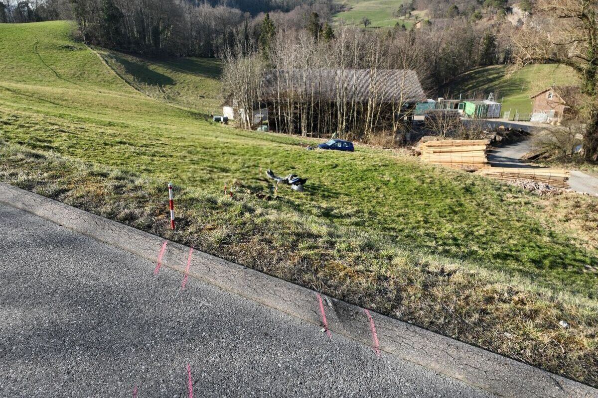 Titterten BL – Rega nach Selbstunfall im Einsatz