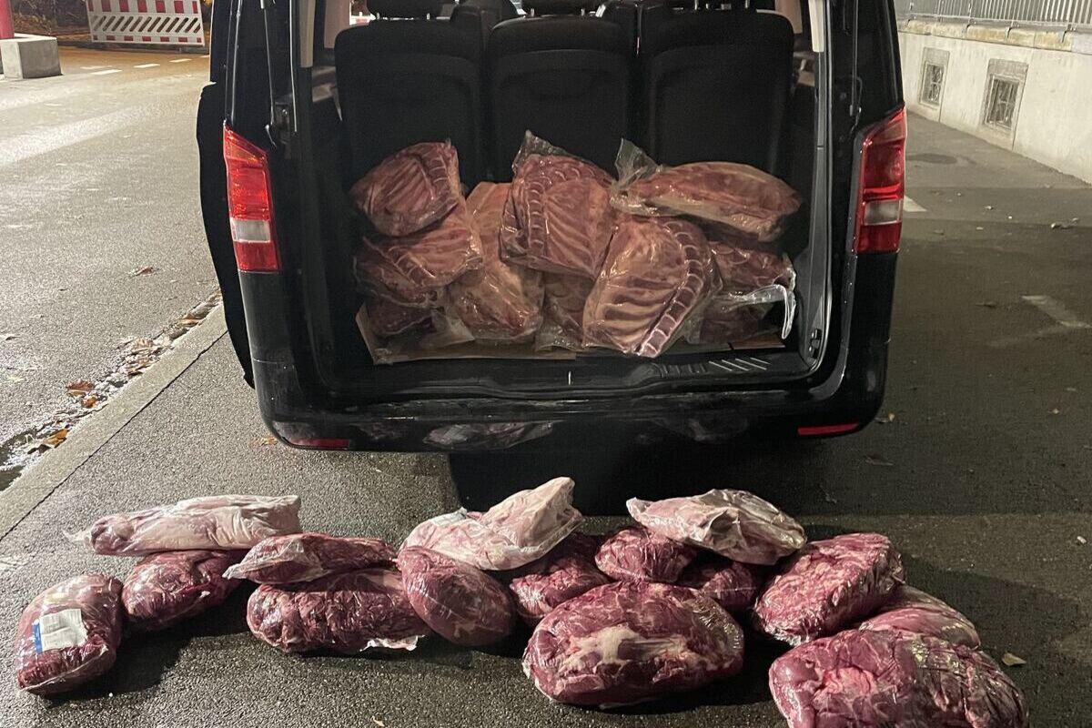Schweizer Zoll – Rekordzahlen beim Fleischschmuggel
