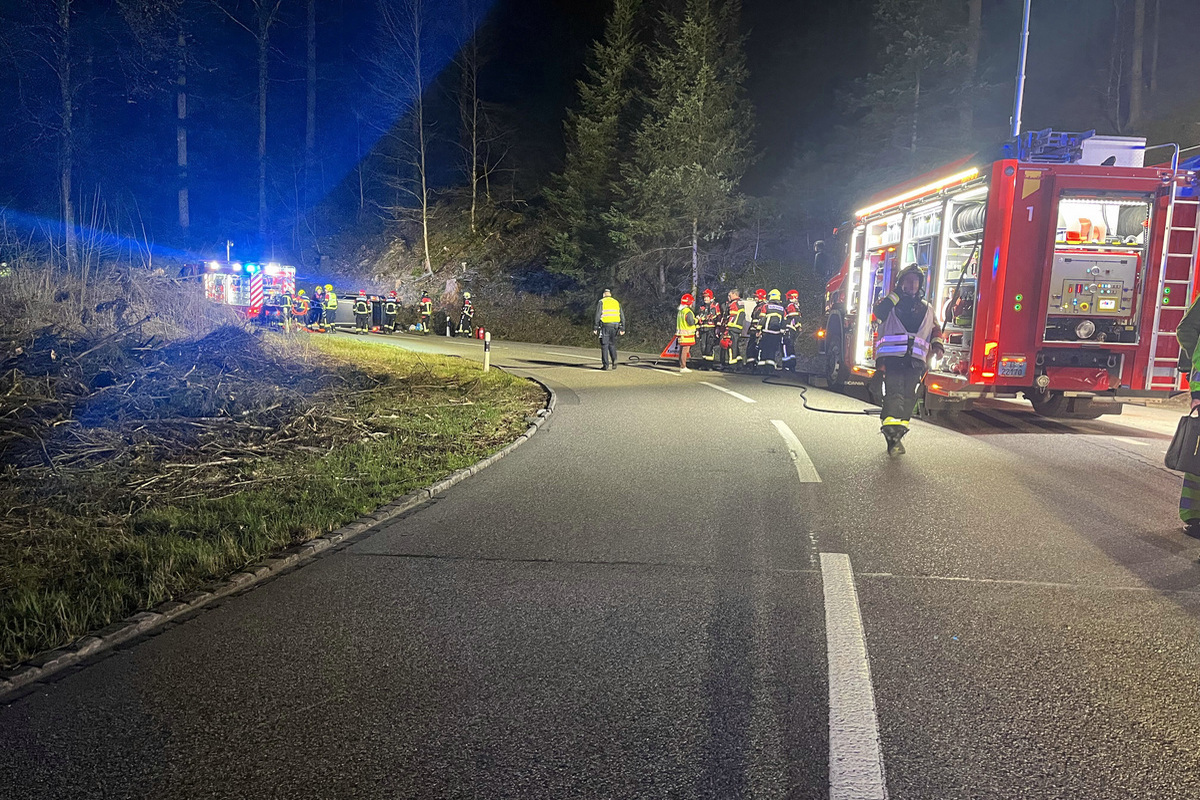 Schöftland AG – Unfall im Kurvenbereich
