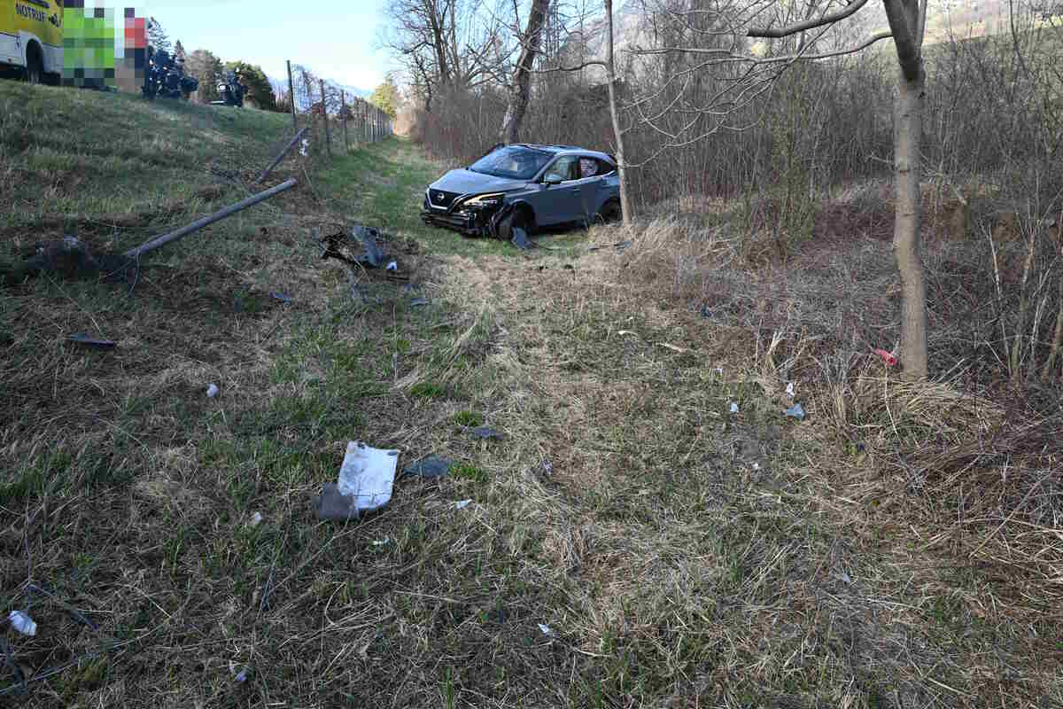 Weite SG – Totalschaden nach Unfall auf der A13
