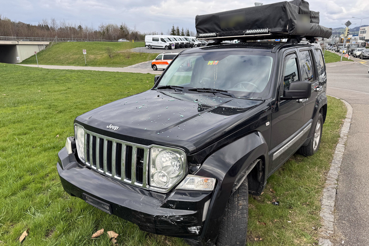Unfall in St.Gallen – Bremsmanöver zu spät bemerkt