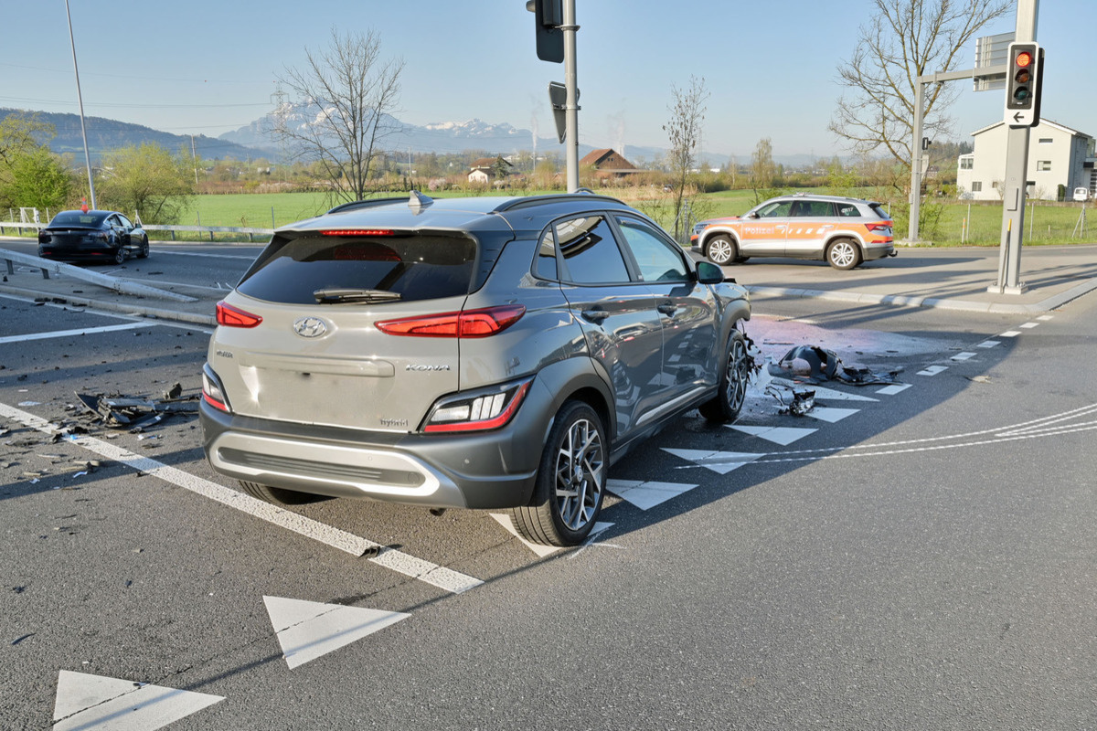 Heftiger Unfall in Inwil LU