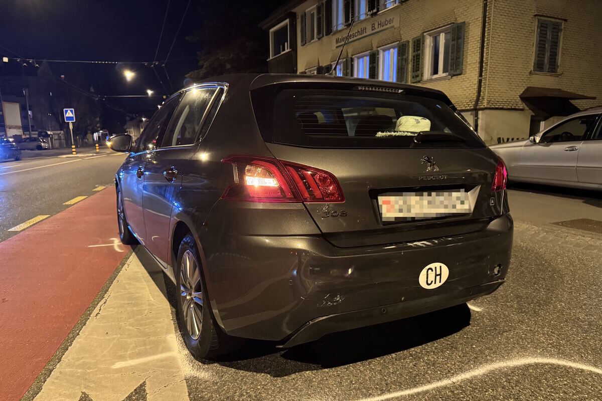 Unfall in St. Gallen – Unachtsam am Steuer