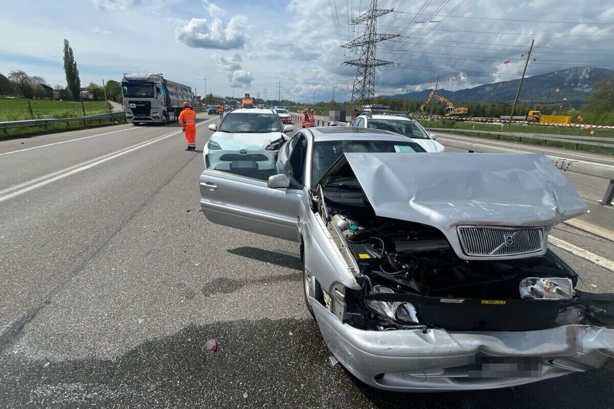 Flumenthal SO – Zwei Verletzte bei Auffahrunfall