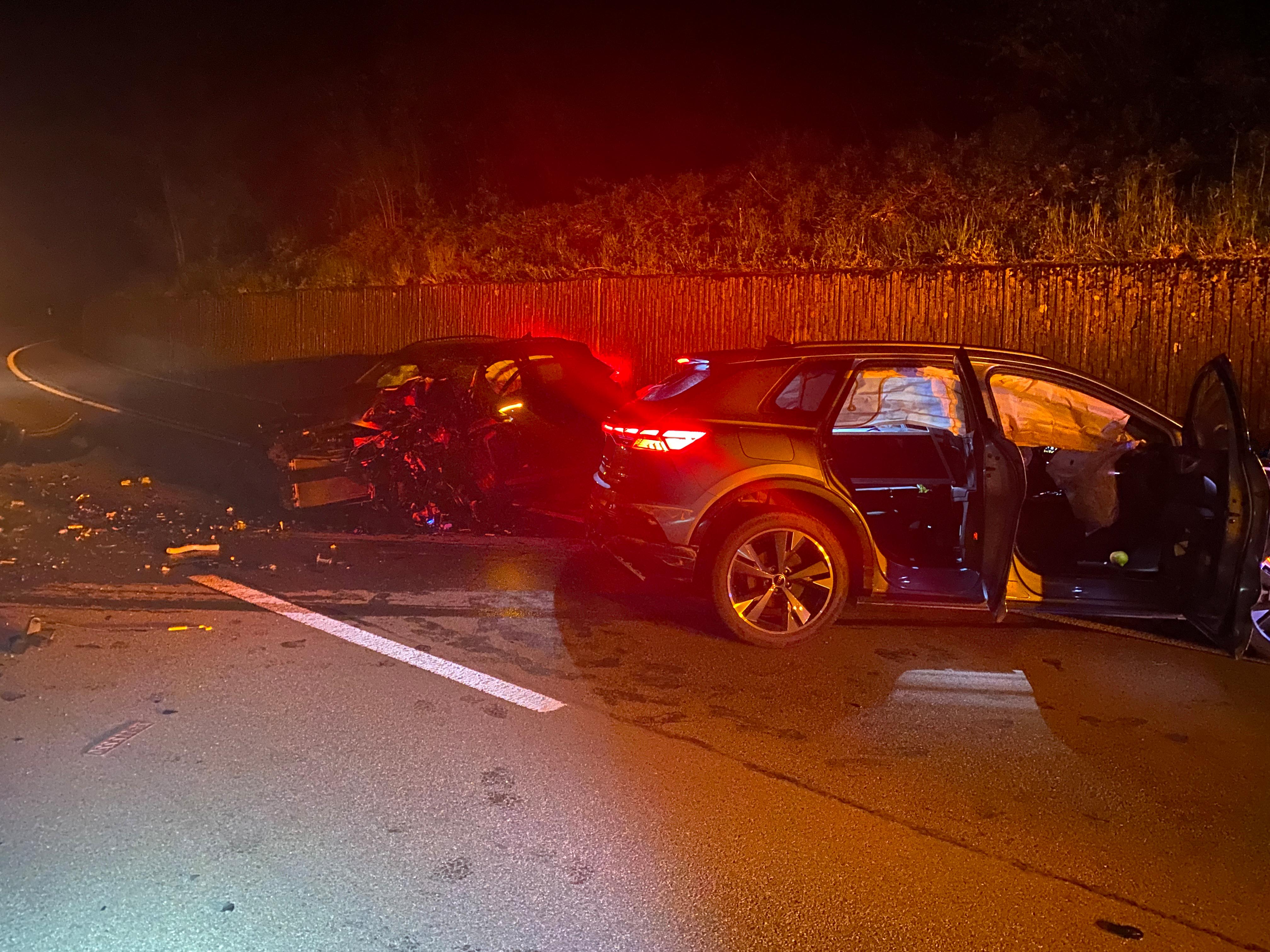 Oberägeri ZG – Unfall fordert vier Verletzte