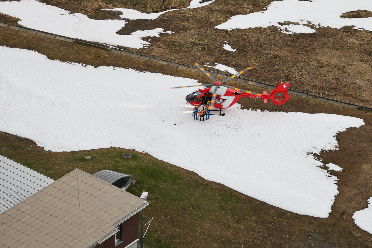 Rega rettet zwei Bergsteiger aus der Eigernordwand