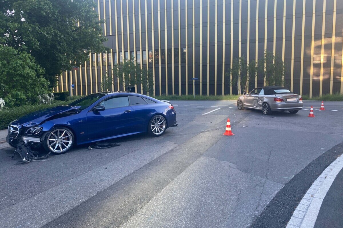 Unfall in der Gemeinde Baar